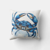 メリーランド沿岸のブルーカニ クッション (裏面)