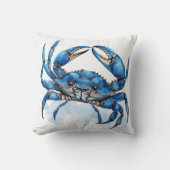 メリーランド沿岸のブルーカニ クッション (正面)