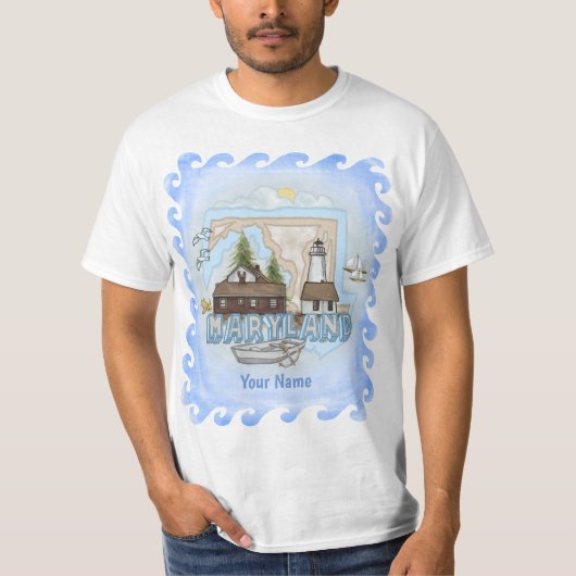 メリーランド灯台Tシャツ Tシャツ (正面)