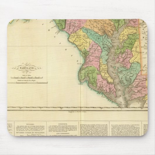 メリーランド米国 マウスパッド (正面)