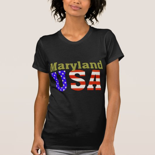 メリーランド米国! Tシャツ (正面)