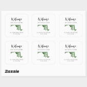 メリーランド結婚州の歓迎バッグまたは箱 スクエアシール (シート)