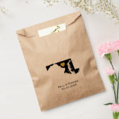 メリーランド結婚式の引き出物トリートサックス、抱き枕 フェイバーバッグ (封をした状態)