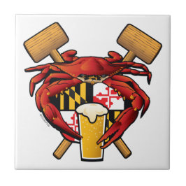 メリーランド蟹の饗宴の紋章 タイル