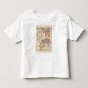 メリーランド郡2の地勢地図書 トドラーTシャツ