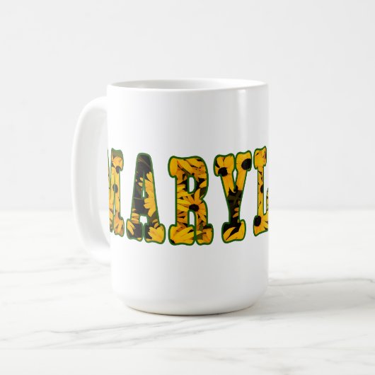 メリーランド黒によって注目されるスーザンのコーヒー・マグ コーヒーマグカップ (正面左)