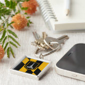 メリーランド・キーチェーン・ボルチモア国旗 キーホルダー (側面)