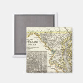 メリーランド、デラウェア マグネット (正面/裏面)