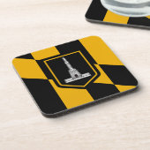 メリーランド・ドリンク・コースター州ボルチモア国旗 コースター (左側)