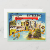 メリーランド・ヴィンテージ・トラベルのベタートンからの挨拶 ポストカード (正面/裏面)