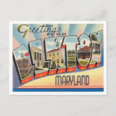 メリーランド・ヴィンテージ・トラベル、エルクトンからの挨拶 ポストカード (正面)