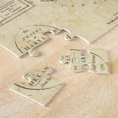 メリーランド(1796年)のヴィンテージの地図 ジグソーパズル (側面)