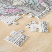 メリーランド(1855年)のヴィンテージの地図 ジグソーパズル (側面)