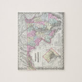 メリーランド(1855年)のヴィンテージの地図 ジグソーパズル (縦)