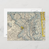 メリーランド、DC、デラウェア ポストカード (正面/裏面)