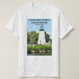 メリーランドTシャツ、コンコードポイントライトハウス Tシャツ