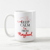 メリーラン保ドから来たのは落ち着かない コーヒーマグカップ (左)