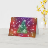 メリーリトルクリスマスカード カード (黄色い花)