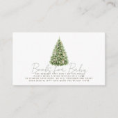 メリーリトルクリスマスツリーベビーブックリクエスト エンクロージャーカード (正面)