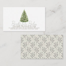 メリーリトルクリスマスツリーベビーブックリクエスト エンクロージャーカード