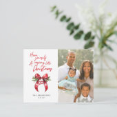メリーリトルクリスマスフォトホリディポストカード シーズンポストカード (スタンド正面)