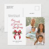メリーリトルクリスマスフォトホリディポストカード シーズンポストカード (正面/裏面)