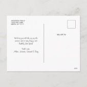 メリーリトルクリスマスフォトホリディポストカード シーズンポストカード (裏面)