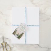 メリーリトルクリスマスベビーシャワーギフトラベル ギフトタグ (より糸付き)