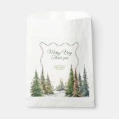 メリーリトルクリスマスベビーシャワーギフトラベル フェイバーバッグ (正面)