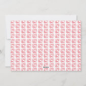 メリーリトルクリスマスホリデーフォトカード シーズンカード (裏面)