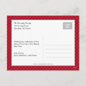 メリーリトルクリスマスホリデーフォトカード シーズンポストカード (裏面)