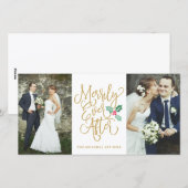 メリーリーイ結婚エバーズホリデー2 – 写真金ゴールド シーズンカード (正面/裏面)