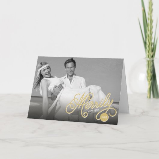 メリーリーリーエバー初めてのクリスマスホリデーカード シーズンカード (正面)