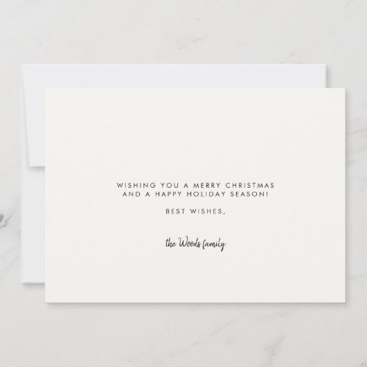 メリーレトロ台本の家族の写真 シーズンカード (裏面)