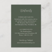 メリーンモス優雅な結婚式 エンクロージャーカード (正面)