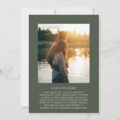 メリーンモス優雅な結婚式 招待状 (裏面)