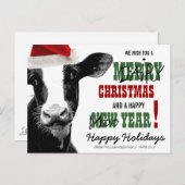 メリー乳クリスマス シーズンポストカード (正面/裏面)