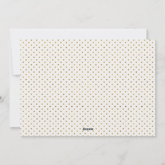 メリー休日のエレガント金ゴールドスクリプトの写真 シーズンカード (裏面)