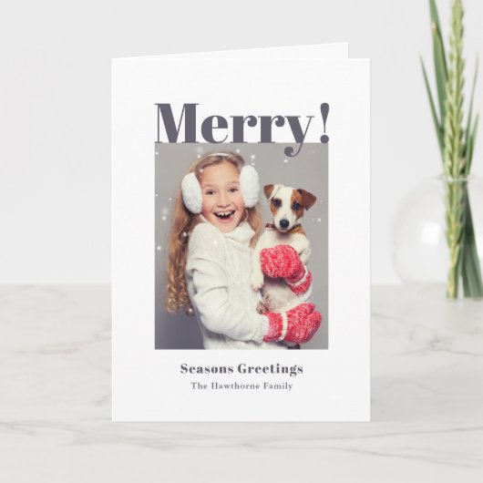 メリー休日の写真 シーズンカード (正面)