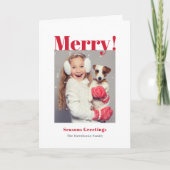 メリー休日の写真 シーズンカード (正面)