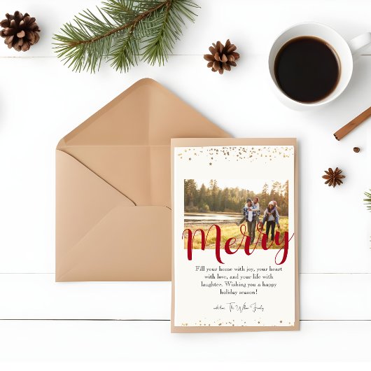 メリー休日カード 招待状