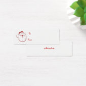 メリー休日レトロサンタギフトラベル (デスク)