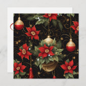 メリー伝統的クリスマスカード シーズンカード (正面/裏面)