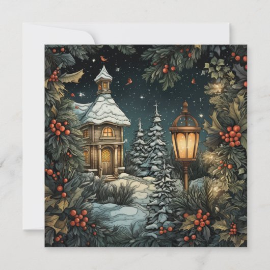 メリー伝統的クリスマスカード シーズンカード (正面)