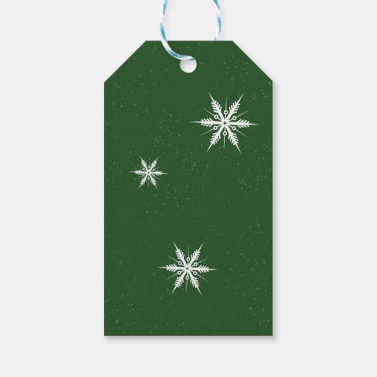 メリー伝統的素朴クリスマス ギフトタグ (裏面)