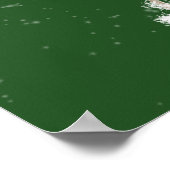 メリー伝統的素朴クリスマス ポスター (角)