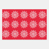 メリー伝統的素朴クリスマス ラッピングペーパーシート (正面3)