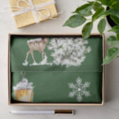 メリー伝統的素朴クリスマス 薄葉紙 (ギフト)