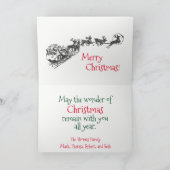 メリー信じクリスマスカード シーズンカード (内部)