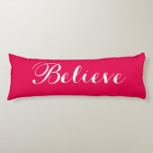 メリー信じクリスマス赤抱き枕 ボディピロー (正面)